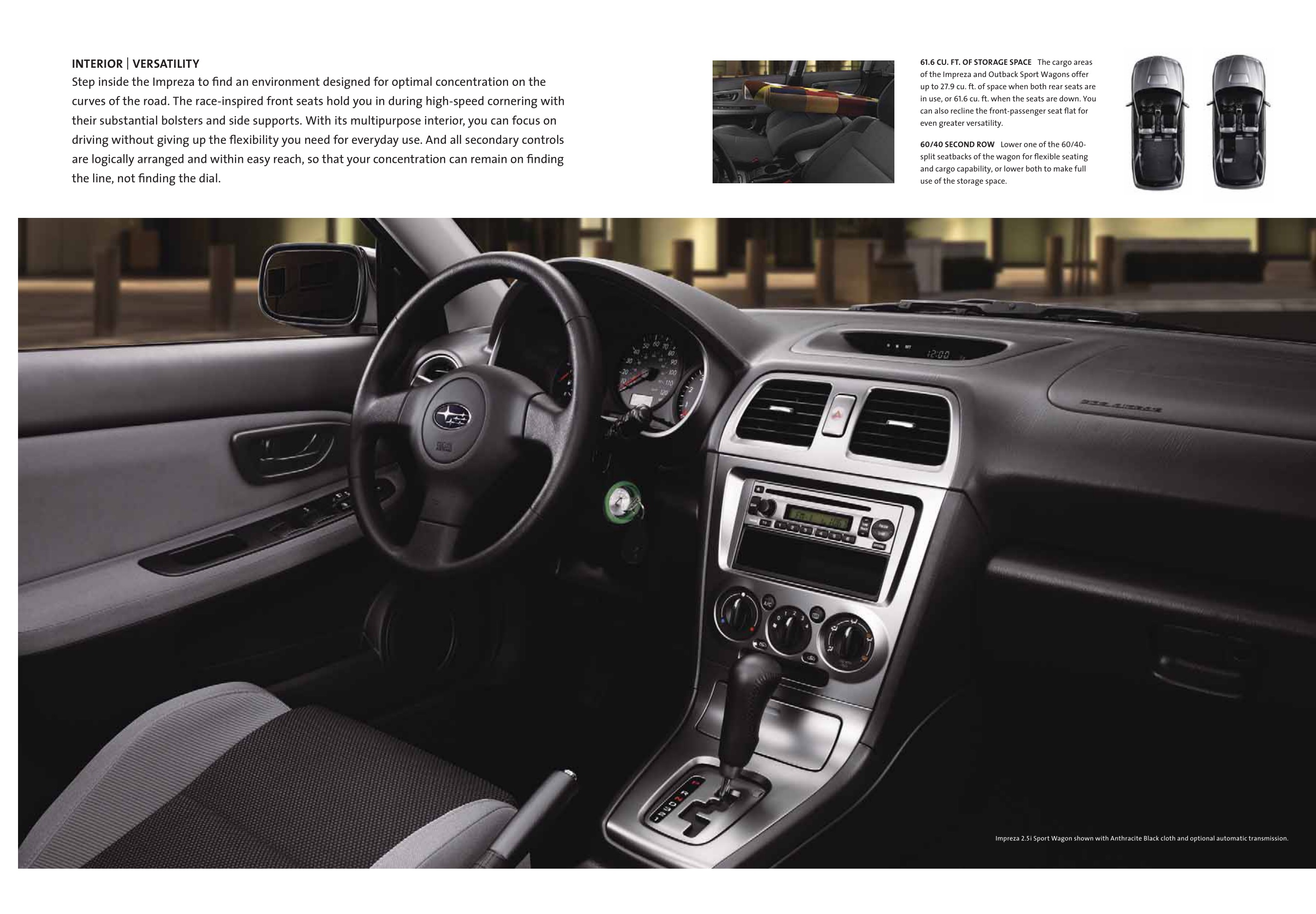 2007 Subaru Impreza Brochure Page 18